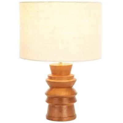 Denero 17" Table Lamp - Natural - Brown