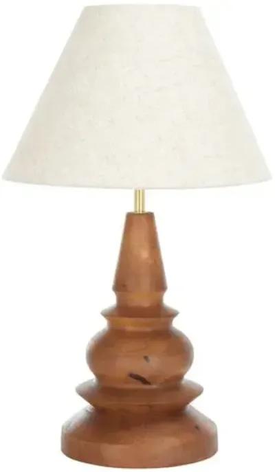 Nona 20" Table Lamp - Natural - Brown