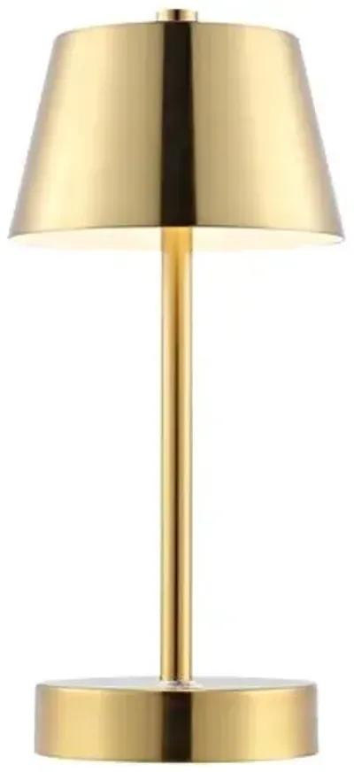 Drue Rechargeable Led Table Lamp - Gold