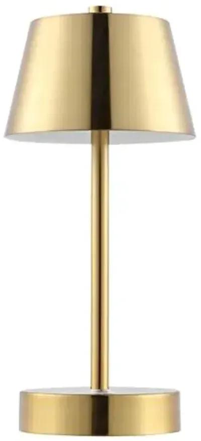 Drue Rechargeable Led Table Lamp - Gold