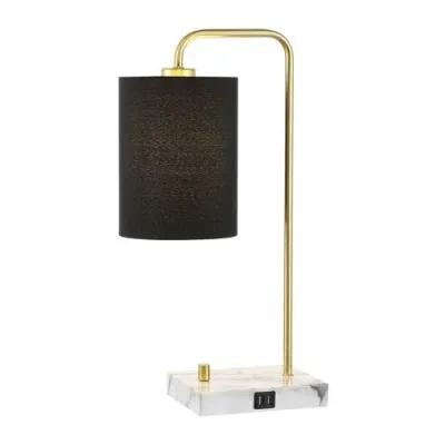 Starlet 20" Table Lamp W/ Usb - Black/Gold