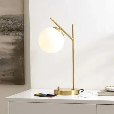 Deanie Globe Table Lamp - Brass - Gold