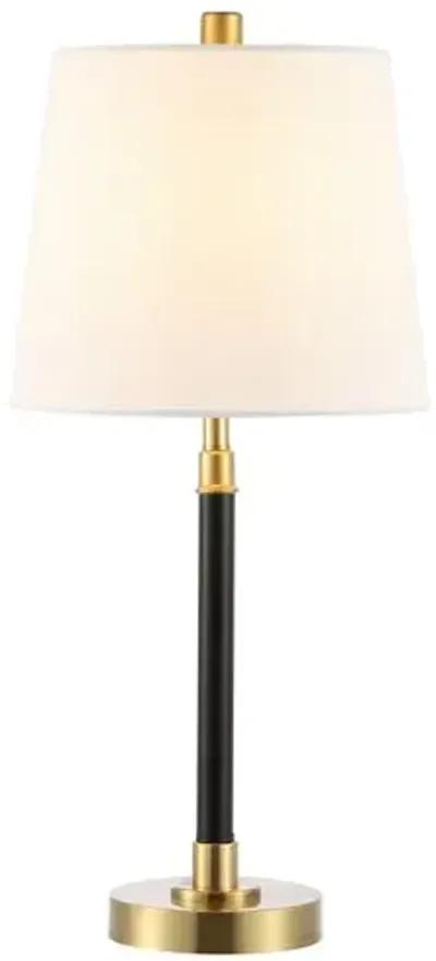 Wigit 22" Table Lamp - Black/Brass