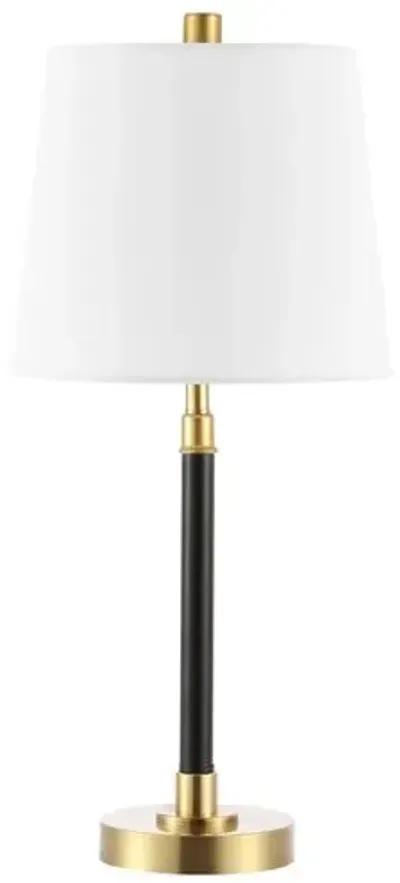 Wigit 22" Table Lamp - Black/Brass