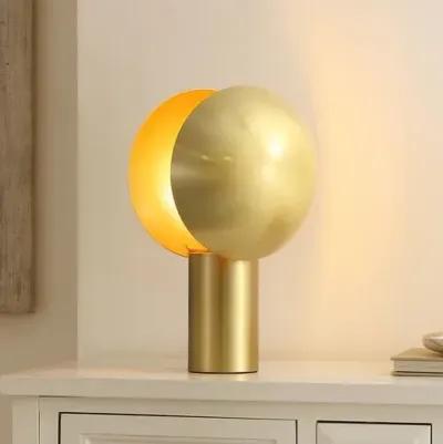 lowry 15" Table Lamp - Brass - Gold