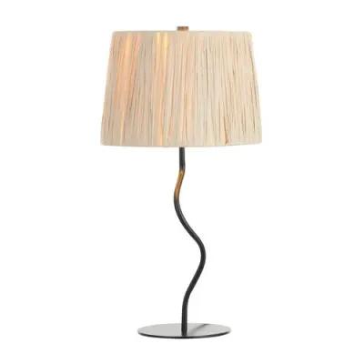 Jobe Table Lamp - Black/Natural