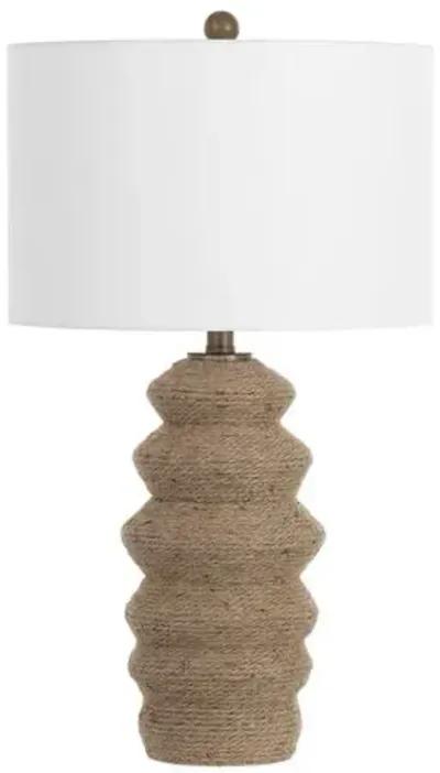 Jaylen 26" Table Lamp - Natural - Brown