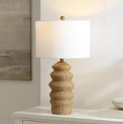 Sabel 22" Table Lamp - Black/Natural