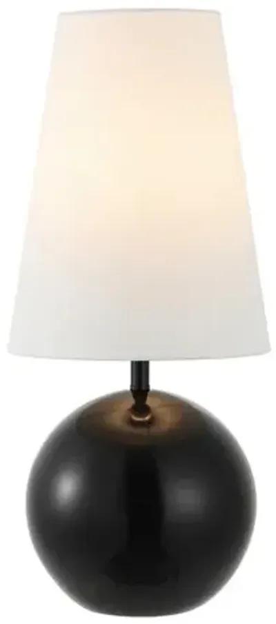 Janelle 20" Ball Table Lamp - Black