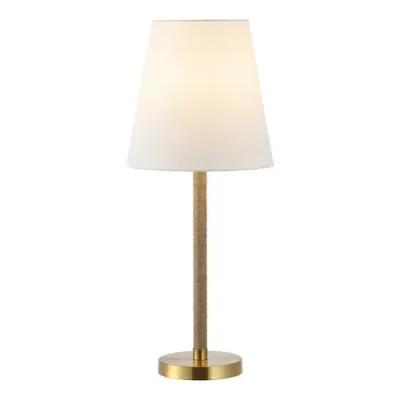 Lexer 26" Rope Table Lamp - Brass/Natural - Brown