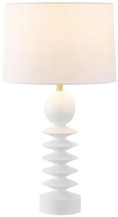 Zolla Table Lamp - White Washed