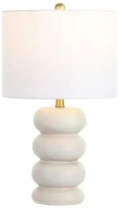 Sapphira Table Lamp - Cream - Ivory