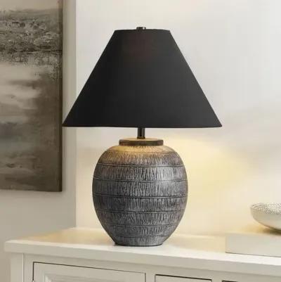 Moni 22" Table Lamp - Grey/Black - Gray