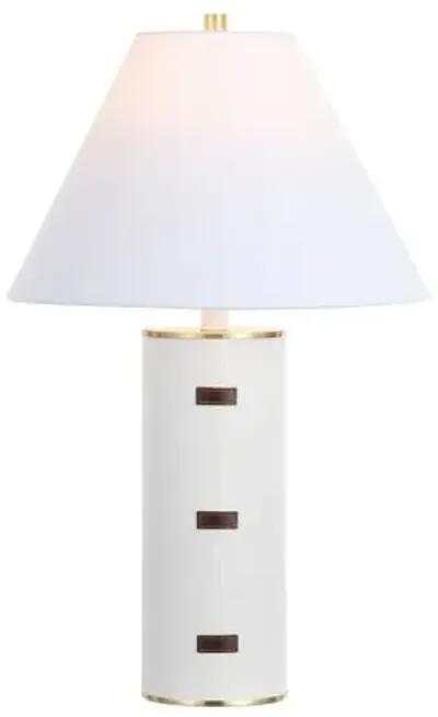 Savere Table Lamp - White/Gold