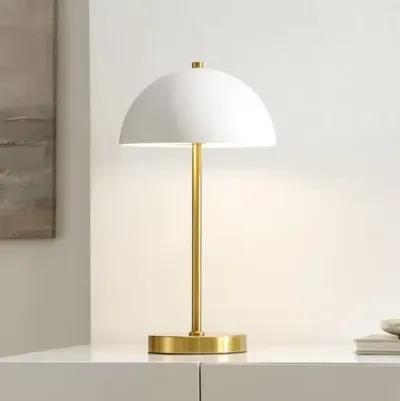 Bett 19.5" Table Lamp - Brass/White - Gold