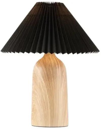 Reiley 19" Table Lamp - Black/Natural