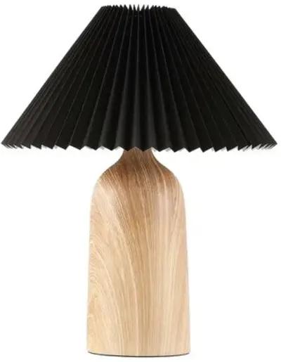 Reiley 19" Table Lamp - Black/Natural