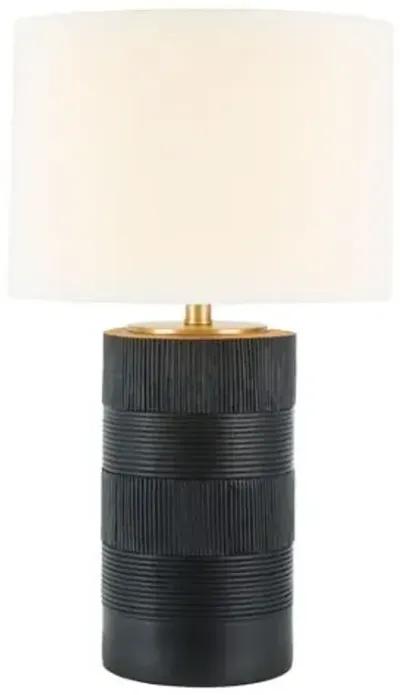 Demitri 25" Table Lamp - Black