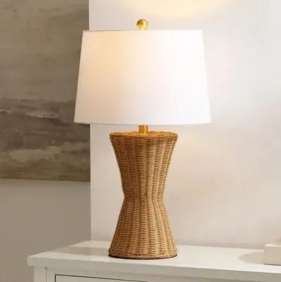 Bessie 26" Table Lamp - Natural/Brass - Brown