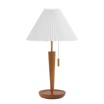 Winifred 23" Table Lamp - Walnut/Brass - Brown