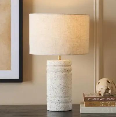 Giana Terrazzo Table Lamp - White