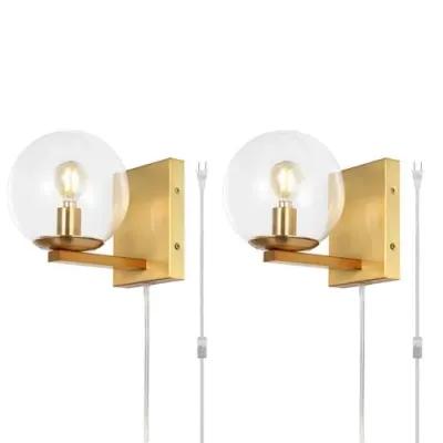 Set of 2 Jonie 5.5" Wall Sconces - Brass - Gold