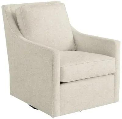 Elwood Swivel Chair - Crypton Linen - Handcrafted