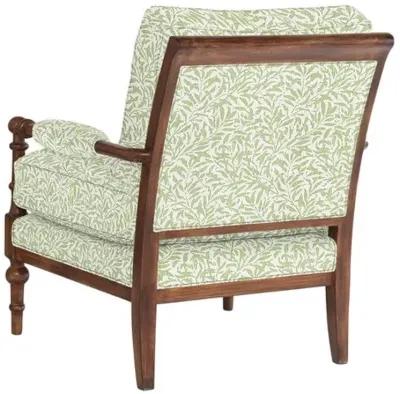 Lucy Exposed Wood Chair - Lunden Floral - Handcrafted