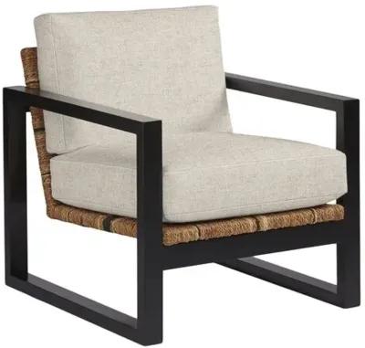 Broderick Exposed Wood Chair - Crypton Linen - Handcrafted - Beige