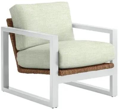 Effie Exposed Wood Chair - Inside Out Ticking Stripe - Handcrafted