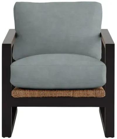 Effie Exposed Wood Chair - Crypton Linen - Handcrafted