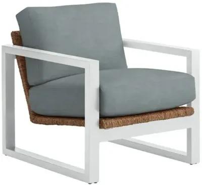 Effie Exposed Wood Chair - Crypton Linen - Handcrafted