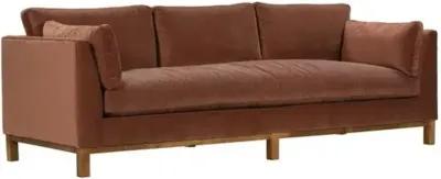 Apollo Velvet Sofa - Terracotta