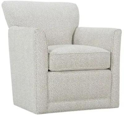 Scottie Square Swivel Chair - Velvet Wheat Dot