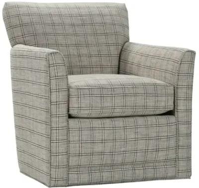 Scottie Square Swivel Chair - Plaid