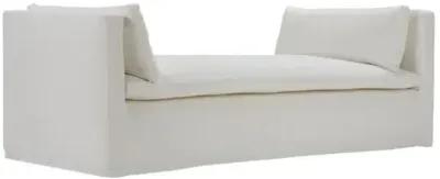 Juniper Slipcover Daybed - Chalk White Linen - Comfortable, Sturdy