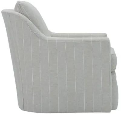 Mollie Swivel Chair - Natural Stripe