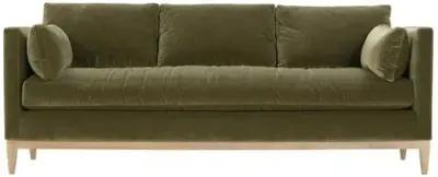 Leo Velvet Sofa - Olive Green