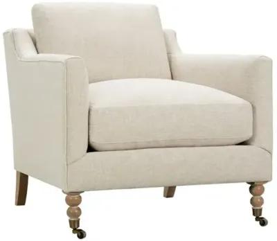 Margot Accent Chair - Straw - Beige, Comfortable, Durable