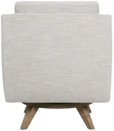 Nash Swivel Chair - Pebble Grey