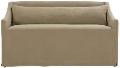 Charli Slipcover Dining Banquette - Beige