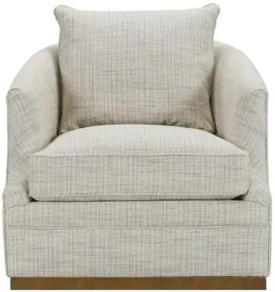 Adley Swivel Chair - Wheat Basketweave