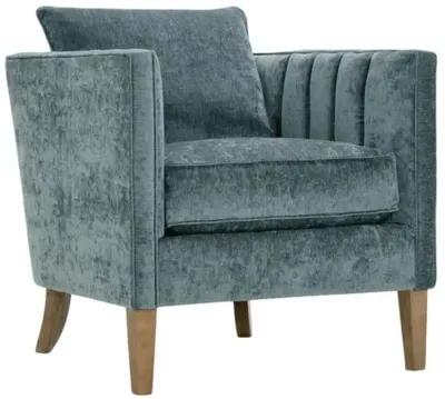 Mae Velvet Accent Chair - Adriatic Green, Comfortable, Durable