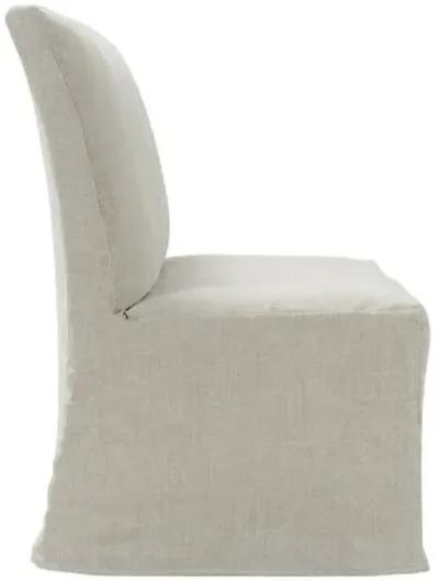 Elio Slipcovered Dining Banquette - Ivory