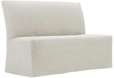 Elio Slipcovered Dining Banquette - Ivory