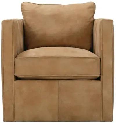 Koen Leather Swivel Chair - Butteractoch