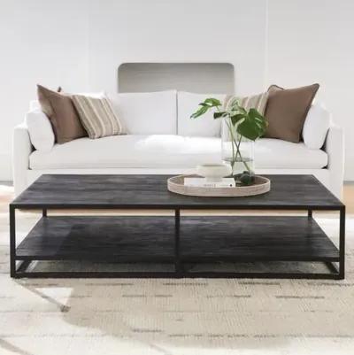 Rex Rectangular Coffee Table - Ink Black