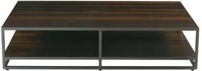 Niles Rectangular Coffee Table - Amber - Brown