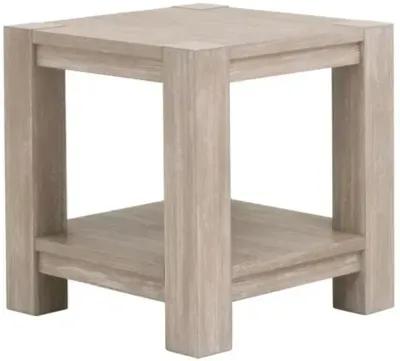 James End Table - Natural Gray - Brown