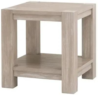 James End Table - Natural Gray - Brown